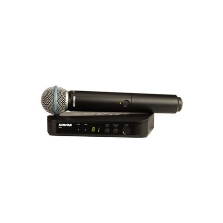 Sistema inalámbrico con micrófono de mano SHURE BLX24/B58  para voz