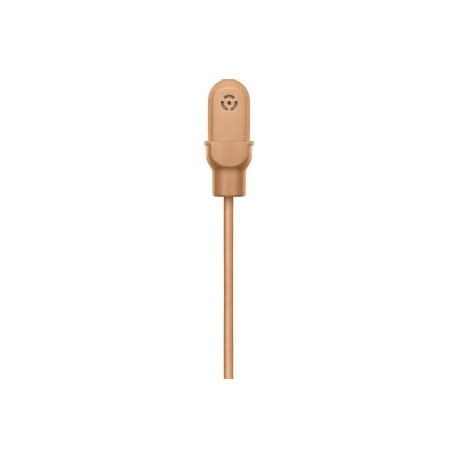 Shure DL4C/O-MTQG-A DuraPlex Micrófono de solapa en miniatura omnidireccional para transmisores de bolsillo (Cocoa, TA4F)