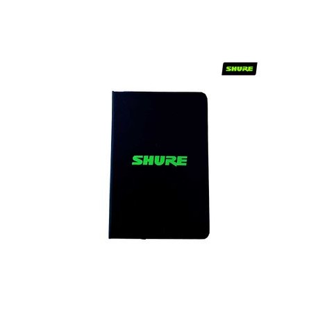 Shure Libreta pasta dura con logo Shure
