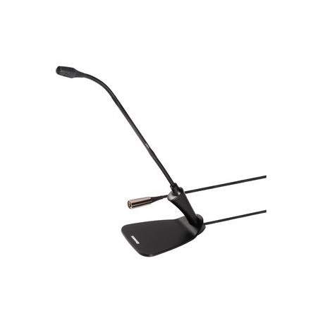 SHURE CVG12D-B/C, Micrófono de condensador, cuello de ganso 12", 2 secciones flexibles, XLR