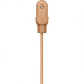 Shure DL4C/O-MTQG-A DuraPlex Micrófono de solapa en miniatura omnidireccional para transmisores de bolsillo (Cocoa, TA4F)